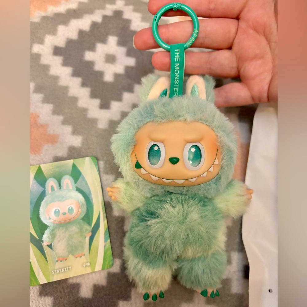 Big into Energy Labubu “Serenity” 💚